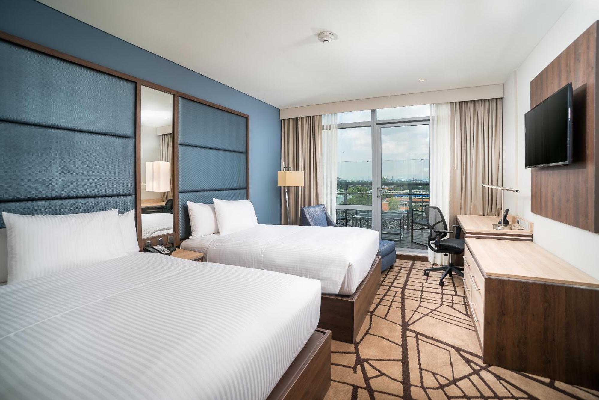 Double Room Two Double Beds Balcony